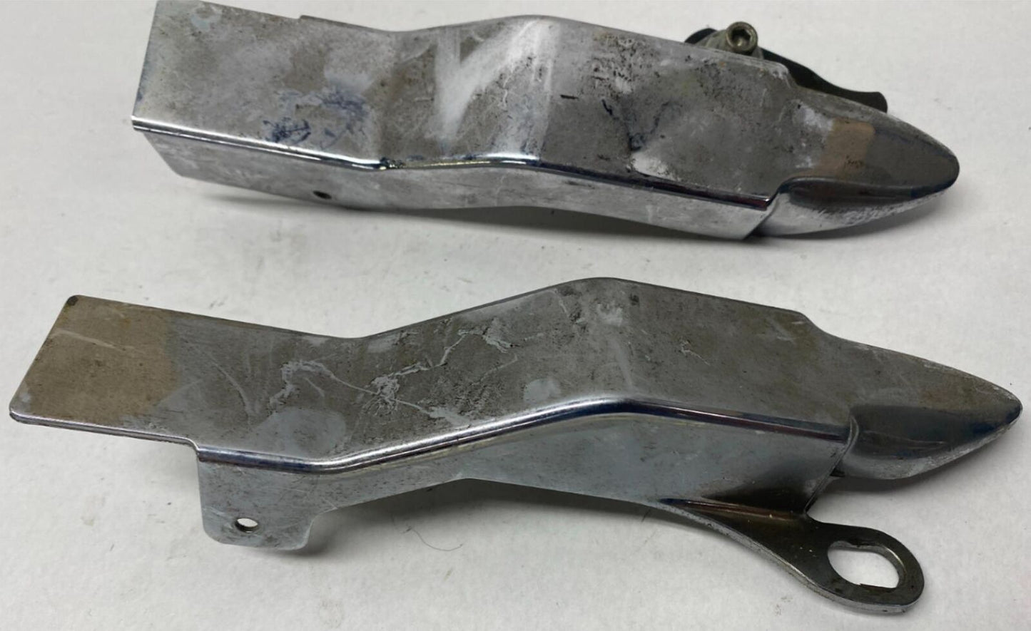 Harley Kuryakyn Chrome Swingarm Axle Covers Pair