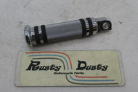 Harley Davidson Single Knurled Chrome Round Foot Peg