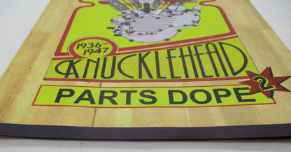 V-Twin 48-1331 Harley Davidson Knucklehead Parts Dope Reference Guide 1936-1947