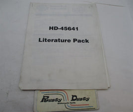 Harley Davidson Literature Pack HD-45641 Service Tool Instructions