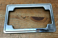 Harley Davidson chrome license plate frame Holder  Nice Condition