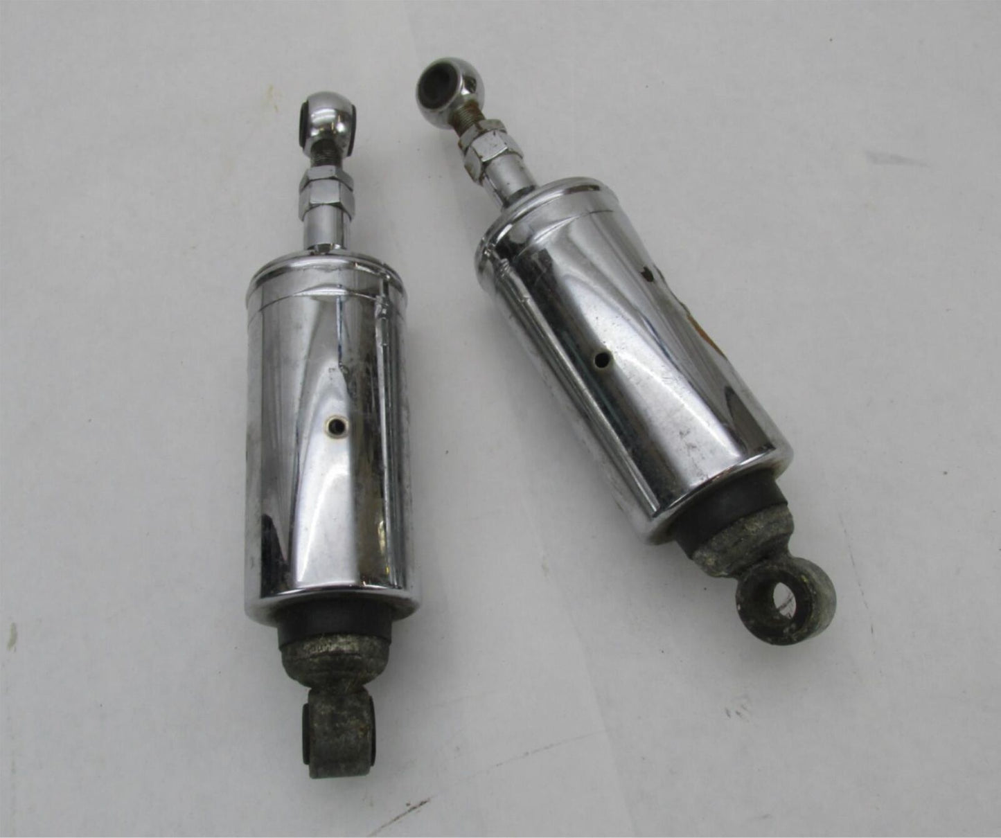 Pair of Harley Davidson EVO Softail Heritage Fat Boy Chrome Rear Shocks