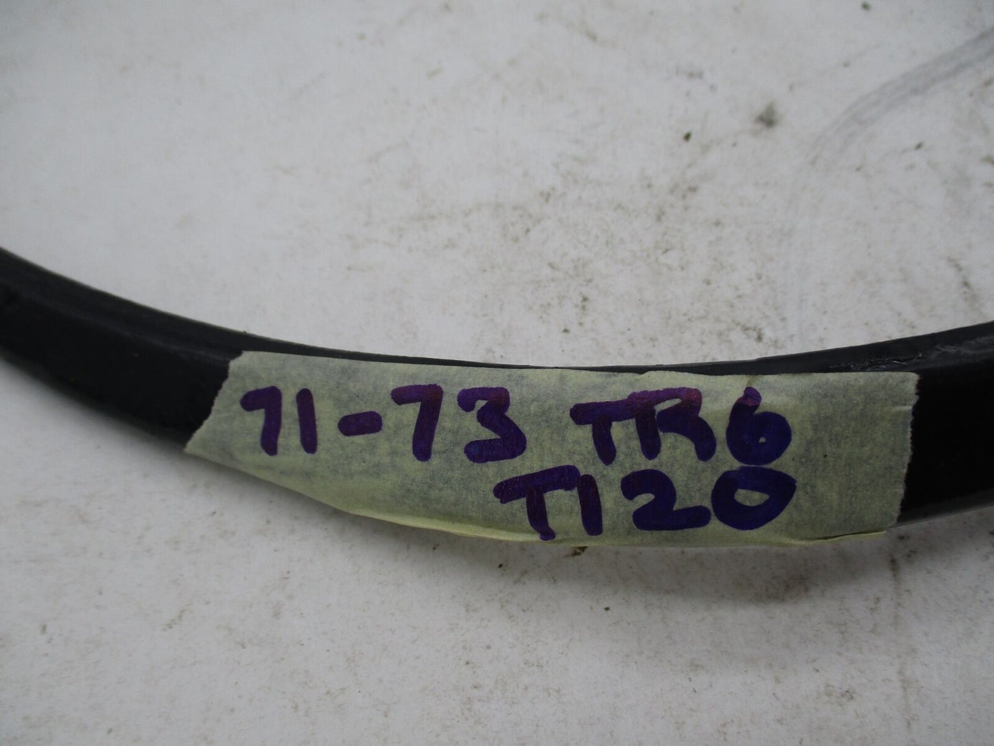 Vintage Original Triumph 1971-1973 TR6 T120 Rear Black Brake Pedal