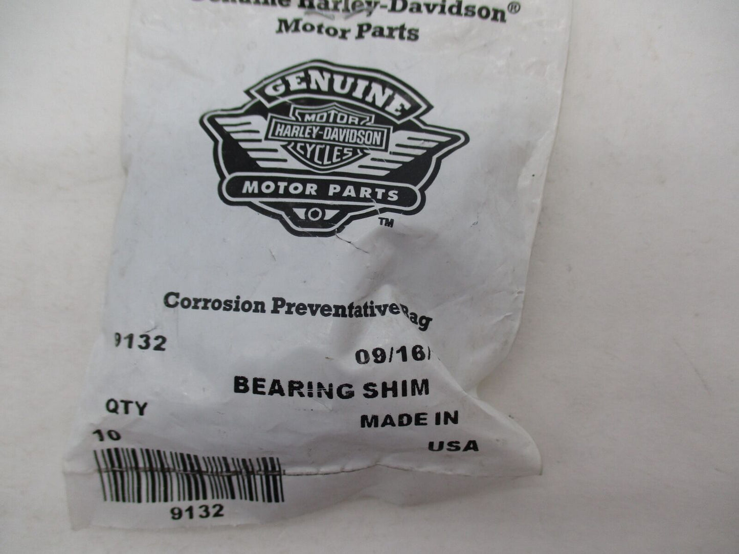 Lot of 9 Harley Davidson Genuine NOS Roller Bearing Shims 9132