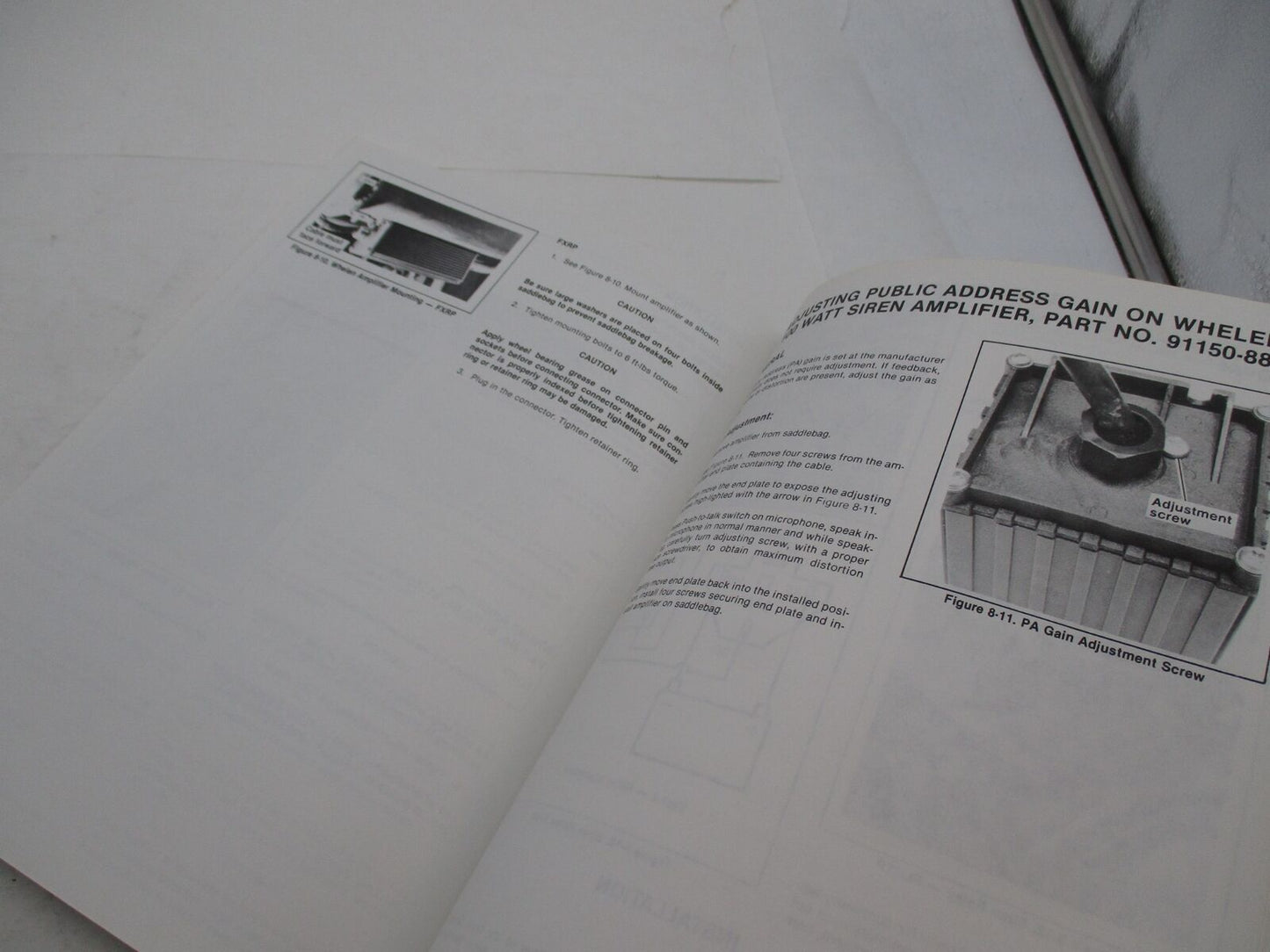 Harley Davidson Official 1991 Police Service Manual Supplement 99483-91SP
