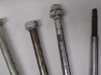 Mixed Lot of (5) Harley Front / Rear Wheel Axles Sportster Dyna Softail  #3