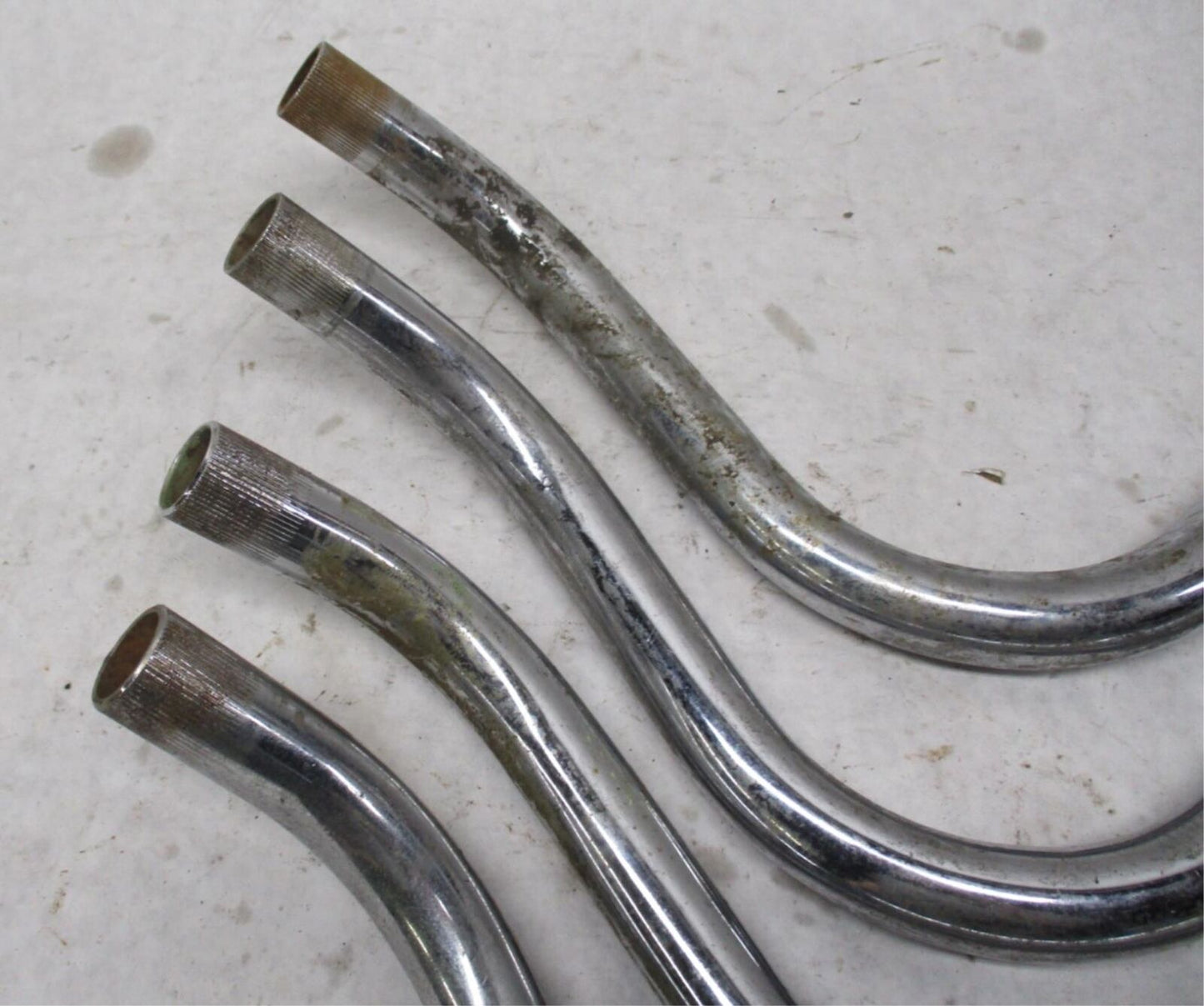 Lot of (4) Harley Ironhead Sportster Left Side Buckhorn Handlebars XLH XLCH KH