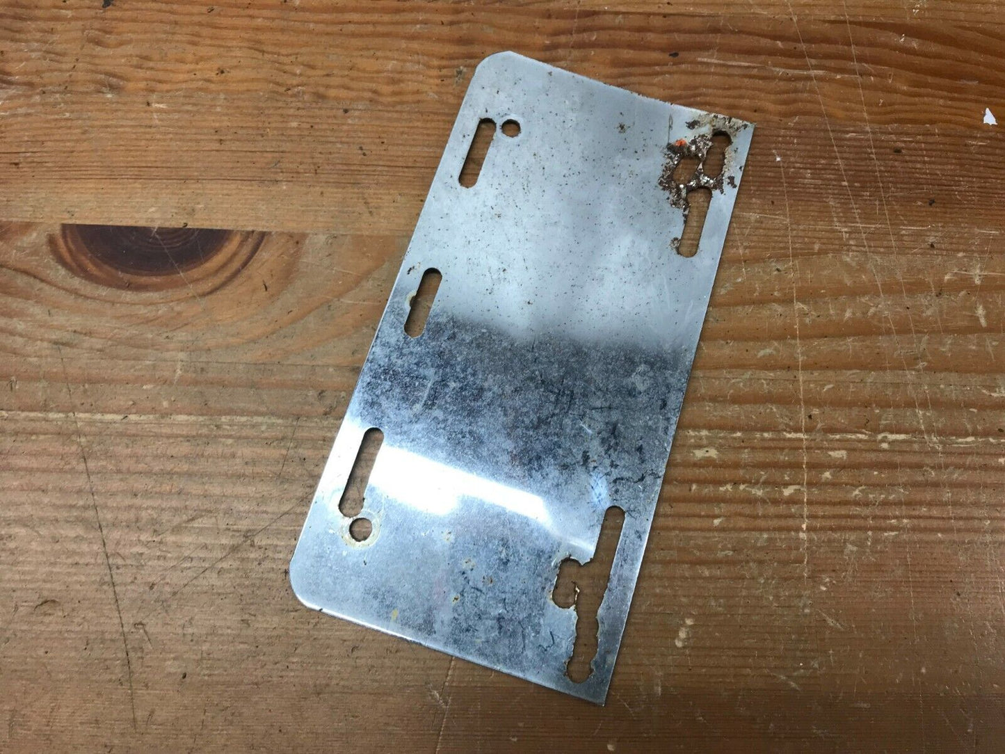 Harley Davidson Chrome License Plate Mount Holder Mounting Bracket Vintage