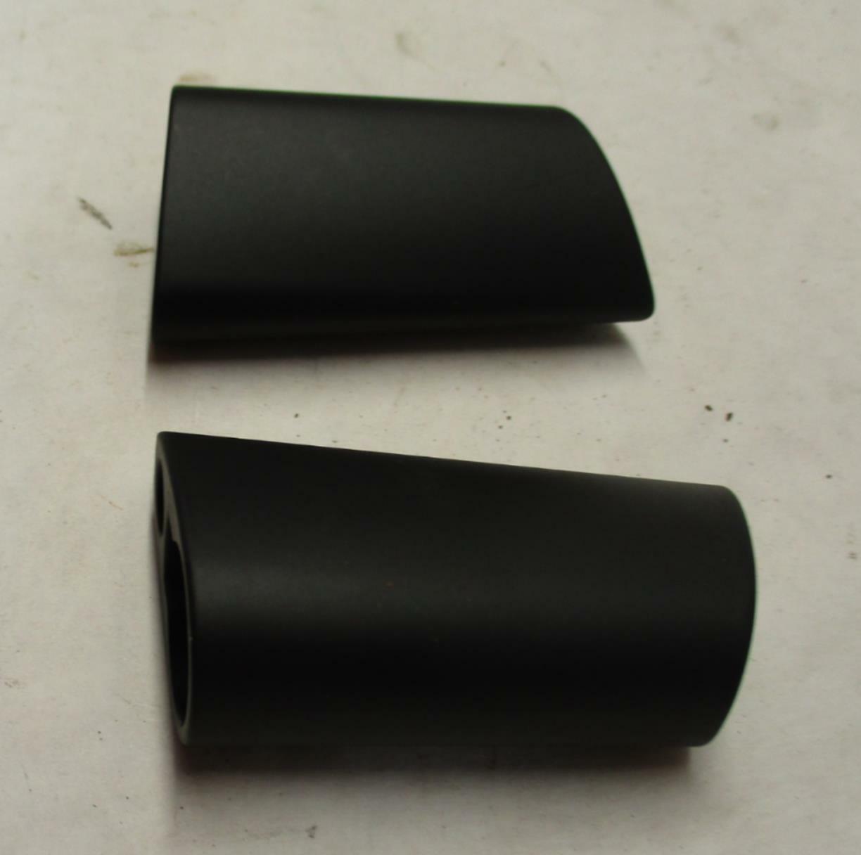 Harley Davidson Sportster Black Satin Turn Signal Mounting Brackets Pair