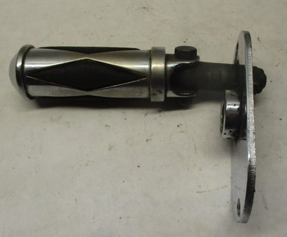 Harley Davidson Chrome Primary Inspection Cover w/ Diamond Foot Peg