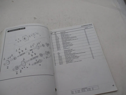 Harley Davidson Official Factory 2004 Softail Parts Catalog 99455-04