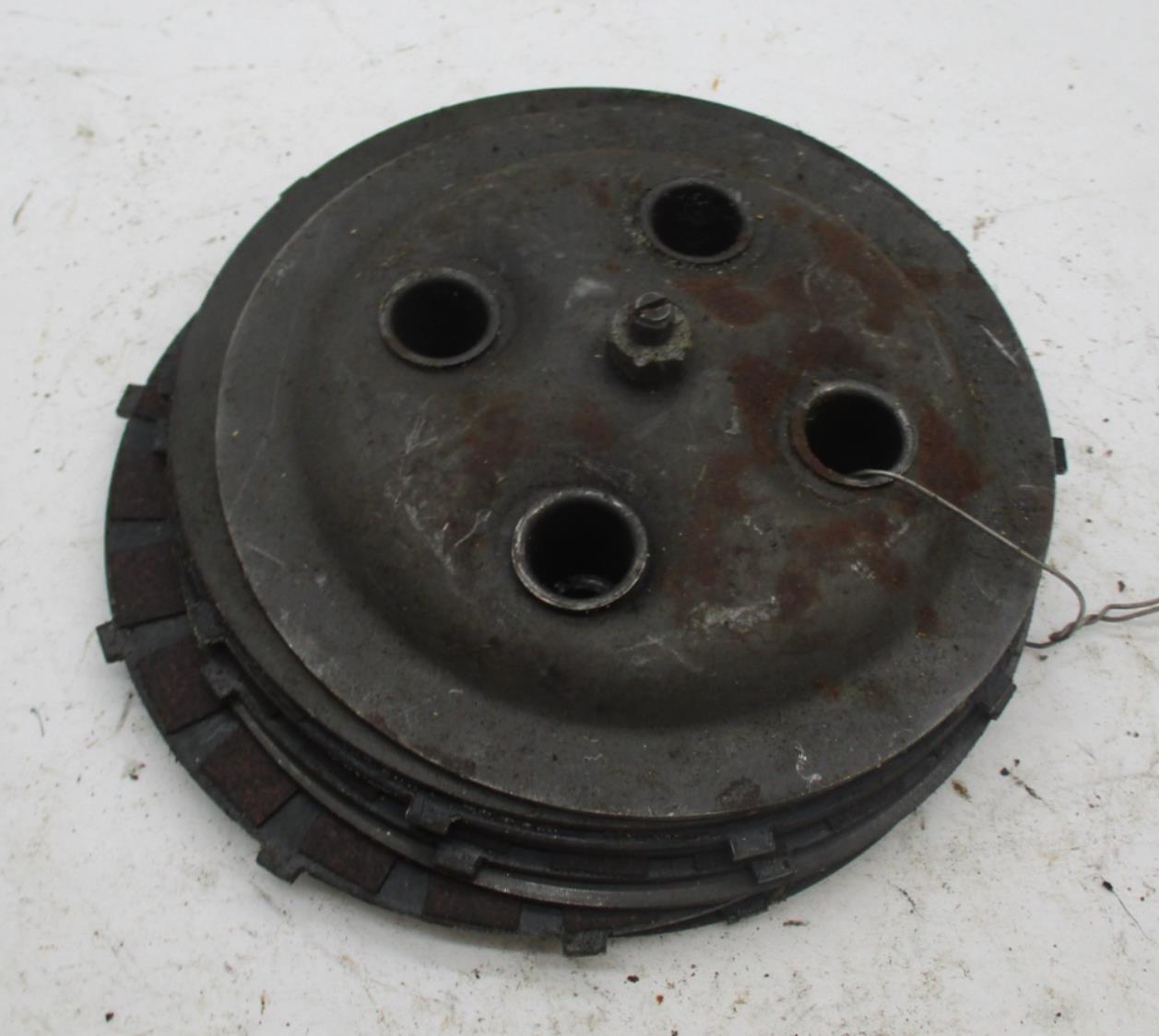 Set of Original BSA  B40 B44 Triumph Pre Unit Clutch Plates and Hub Cover