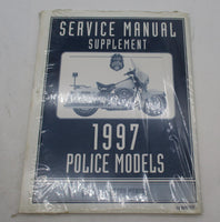 Harley Davidson Official 1997 Police Models Service Manual Supplement 99483-97SP