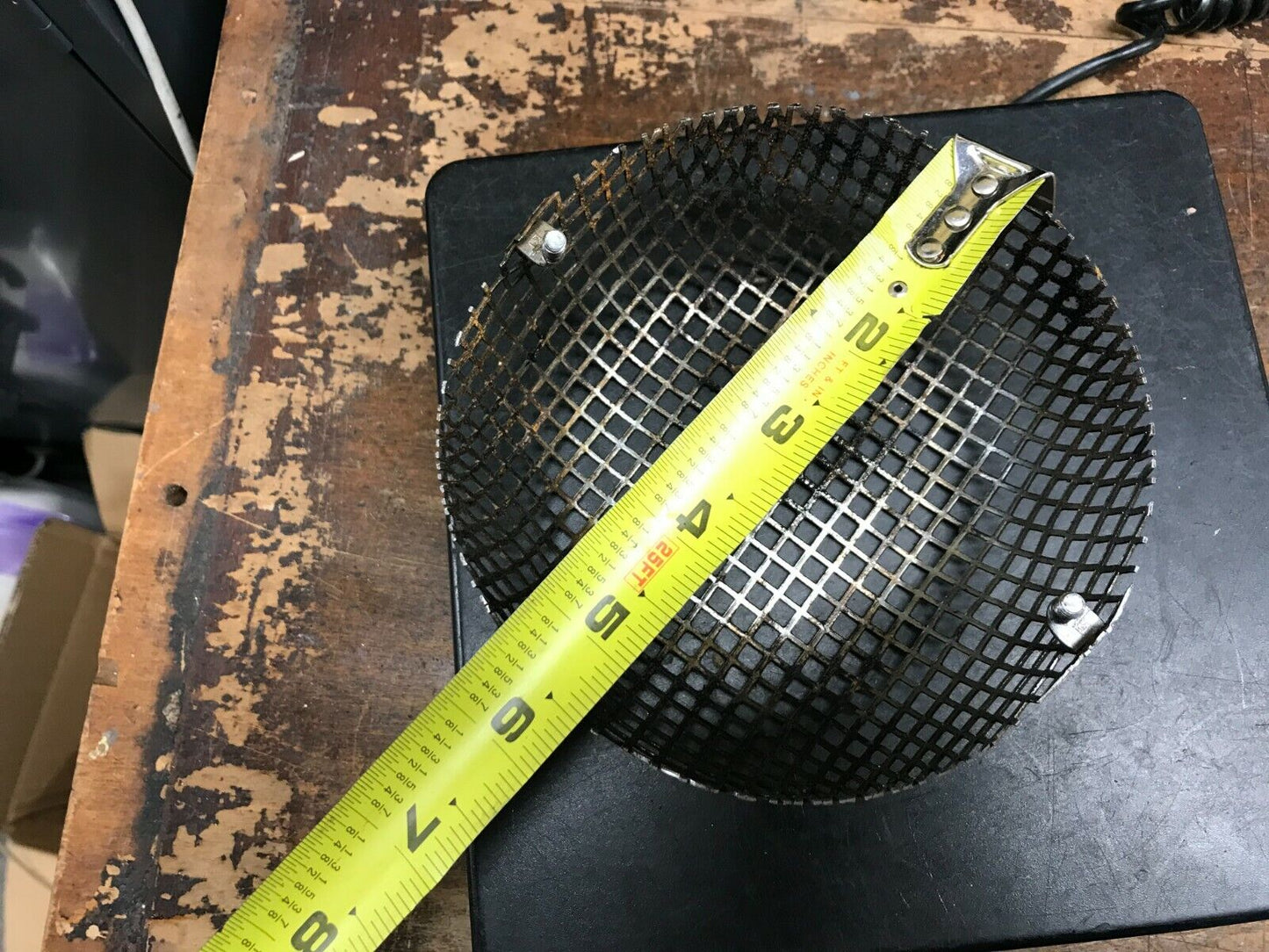 Chrome Round Mesh Air Cleaner Keihin Bendix Butterfly Carburetor Cover 6" inch