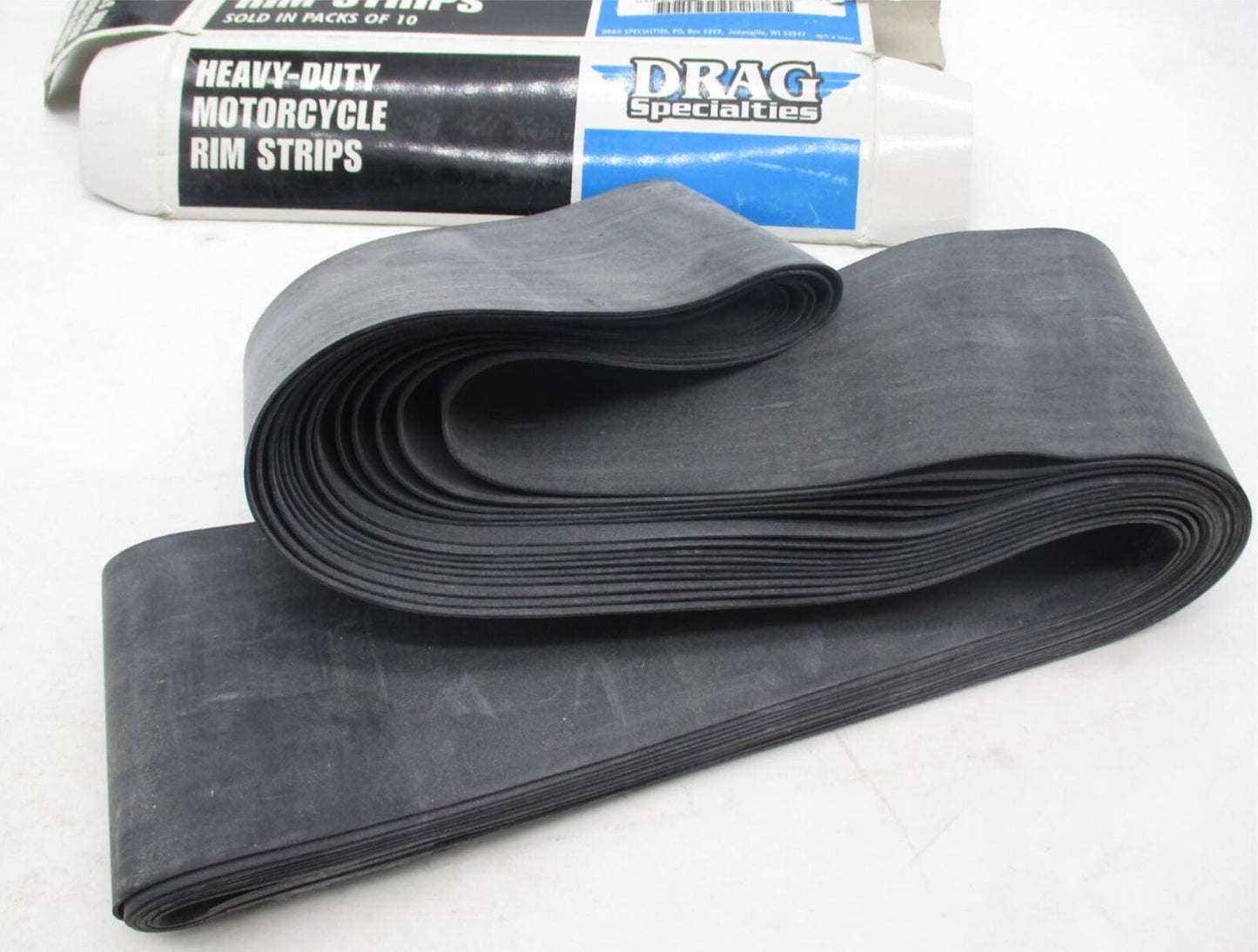 Lot of 7 Drag Specialties 18"x3.1" Wide Rim Strip w/ Center Stem Hole DS181506