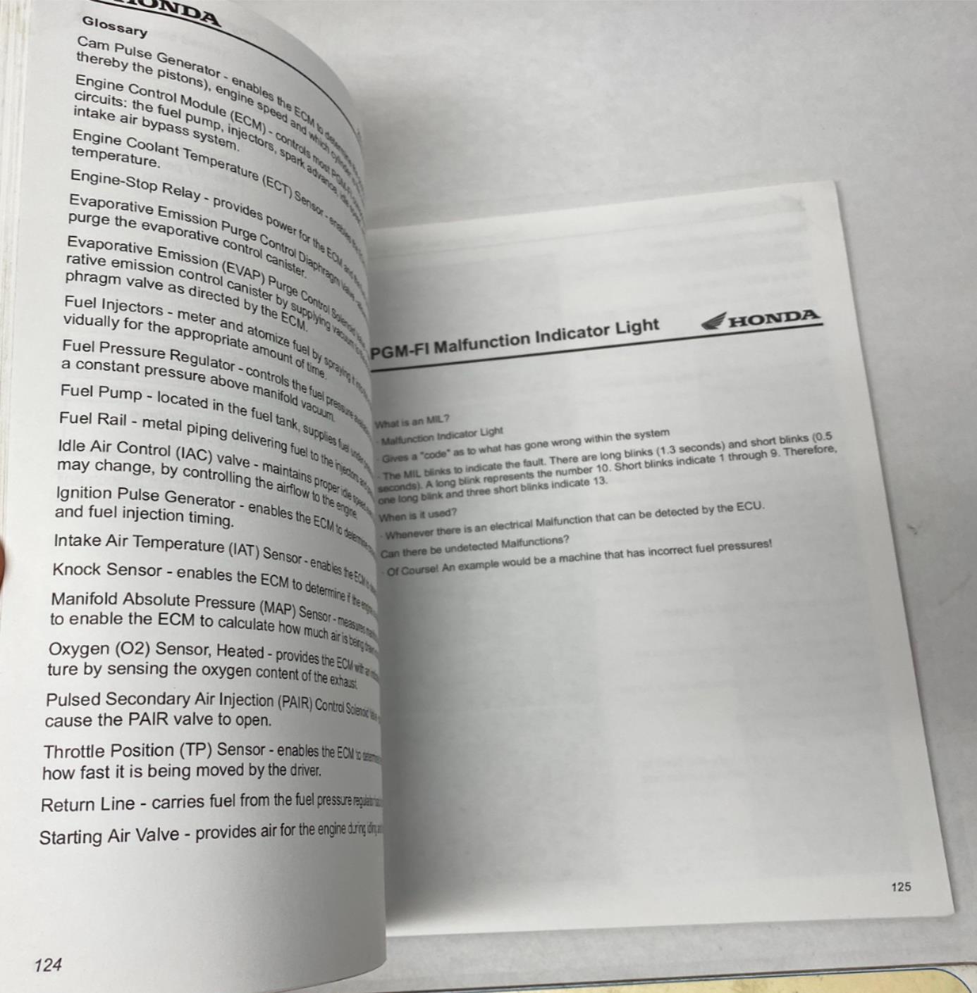 Honda 2002 Technicians New Model Guide