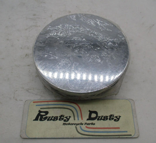 Harley Chopper BSA Triumph NOS Round 5" Air Cleaner Filter Smooth Chrome