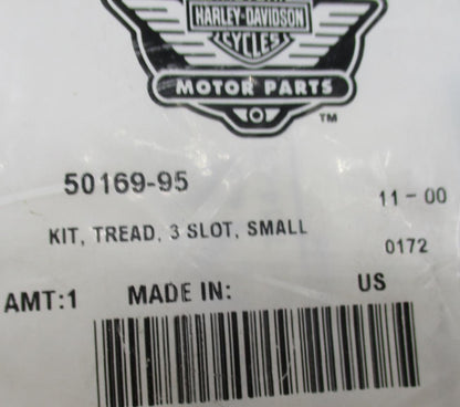 Harley-Davidson Genuine NOS 3 Slot Tread Kit Small 50169-95