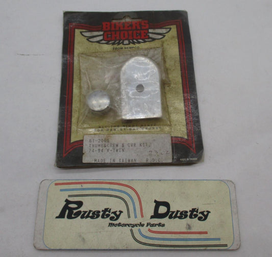 Harley Davidson 1974-94 Bikers Choice Thumbscrew and Cover Kit 61-2006