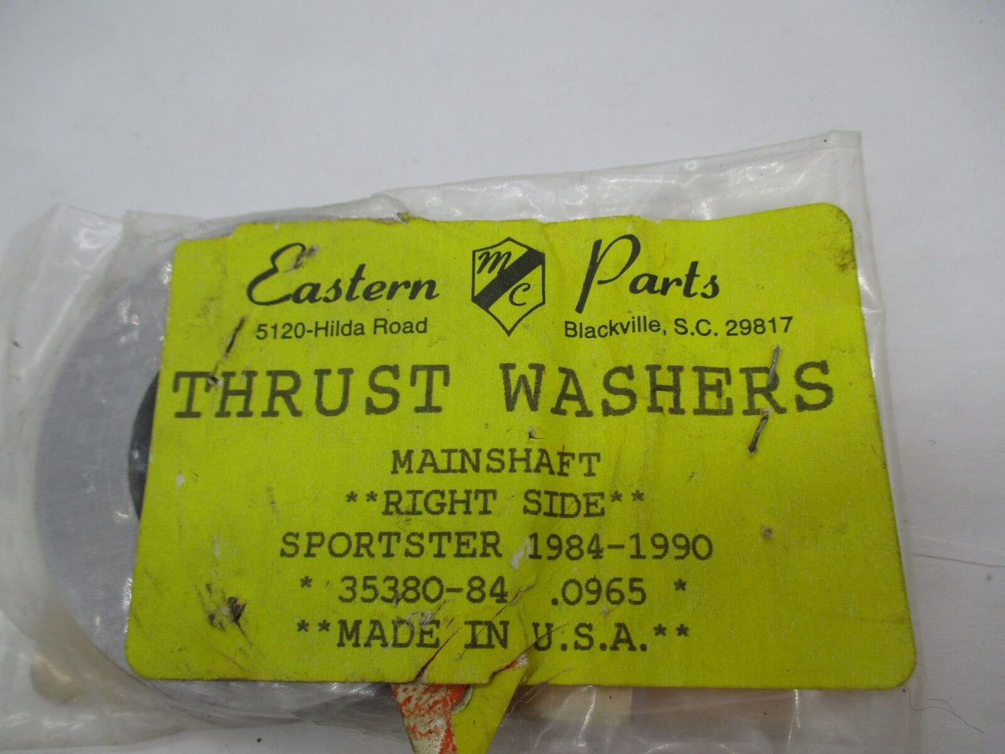Lot of 4 Harley XL V Twin Transmission Mainshaft Washers 17-9241 35380-84