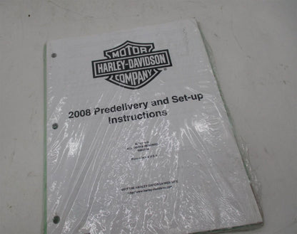 Harley Davidson NOS 2008 Pre Delivery Set-up Manual Instructions 99947-08