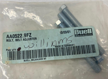 Harley Buell Genuine Belt Adjuster Bolt Lot (3) AA0522.9FZ