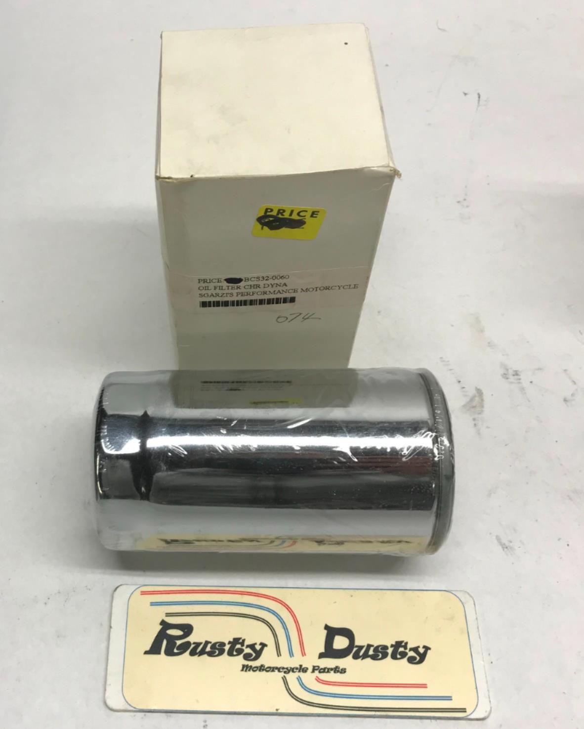 Harley Chrome Oil Filter Dyna BCS 32-0060