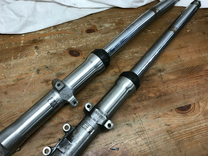 Harley Davidson Showa G593-R / G593-L Fork Set FXDWG & FXST/B Bent Parts Repair