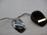 Pair of Harley Davidson Genuine NOS Chrome Teardrop Mirrors