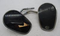 Harley Davidson Pair of Genuine Short Stem Teardrop Mirrors