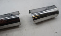 Pair of Harley Davidson Softail Brushed Fork Covers Cowbells