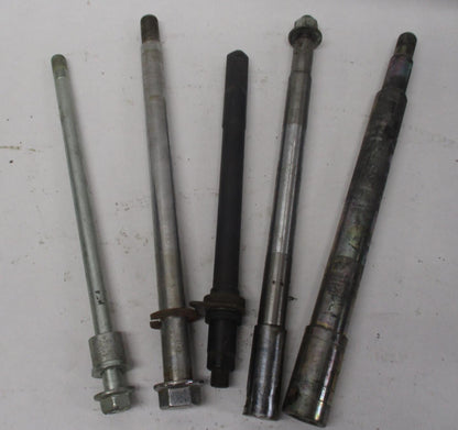 Mixed Lot of (5) Harley Front Rear Wheel Axles Softail Dyna sportster #4