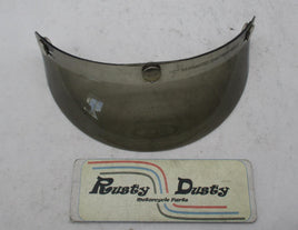 Vintage Motorcycle Helmet 2R Smoked Snap Button Visor