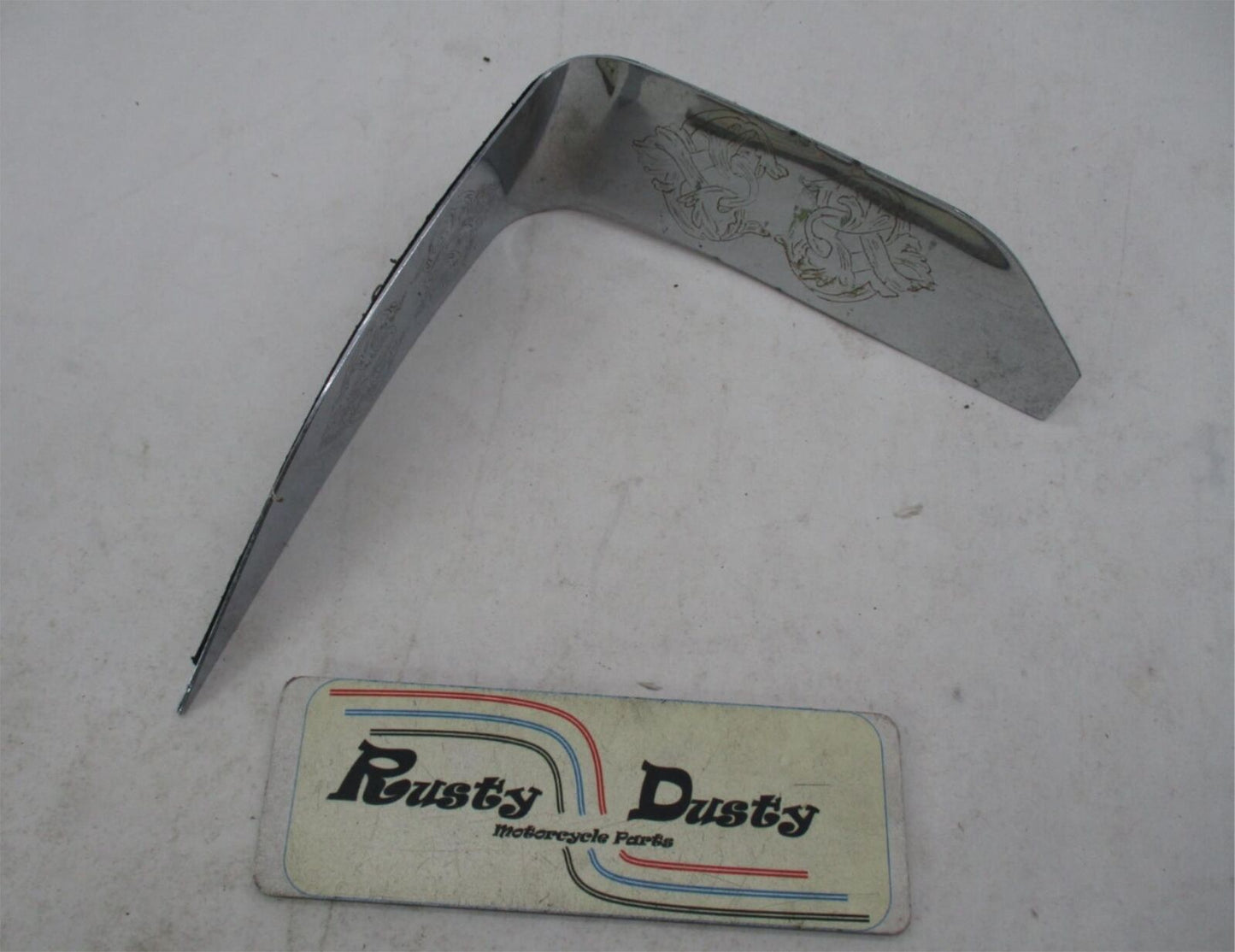 Honda Goldwing GL Vintage Single Engraved Chrome Mounting Trim Piece