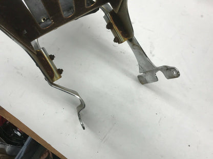 Harley evo softail fxst flstf sissy bar passenger backrest pad luggage rack
