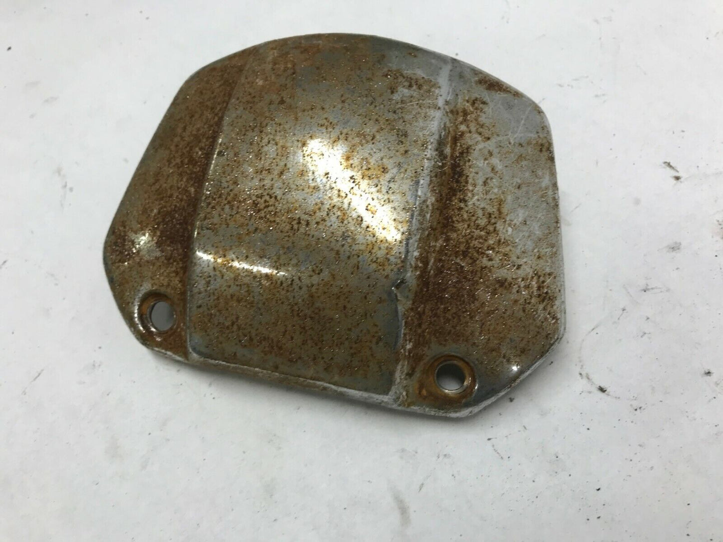 Harley Chrome Headlight Mount Visor Cover Brow Sportster Dyna FXR Shovelhead