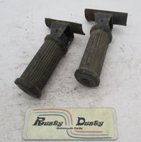 Pair of Denfeld Passenger Foot Pegs Triumph BSA British