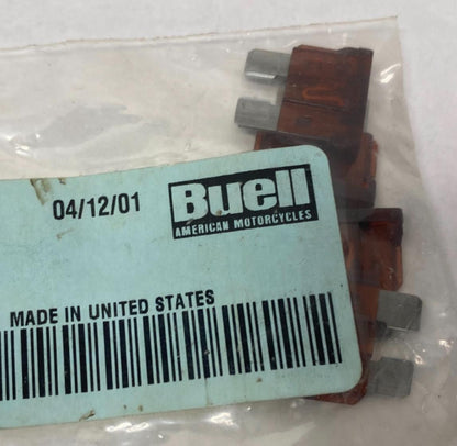 Harley Buell Genuine 7.5 Amp Fuses Lot (4) Y0016.T