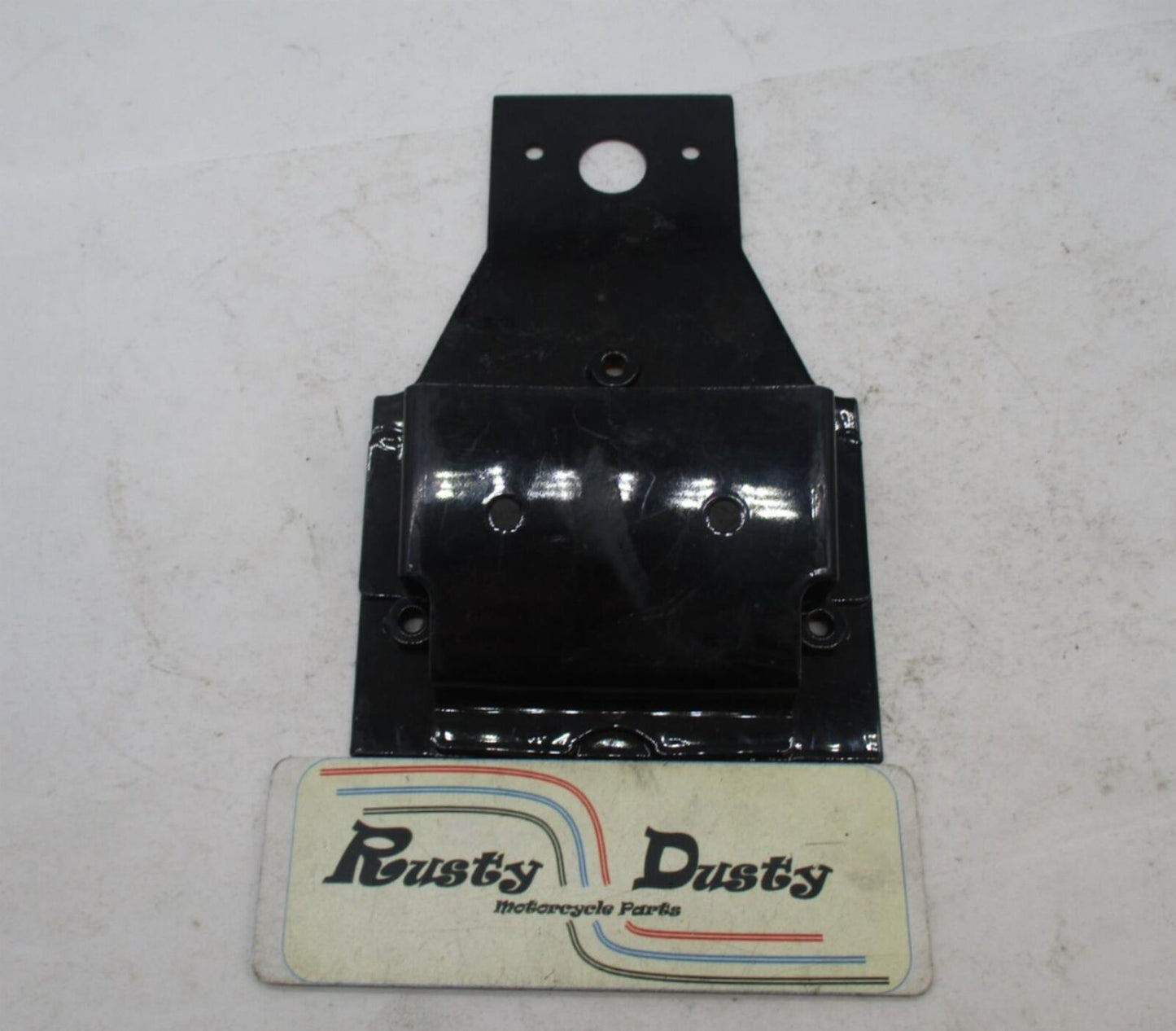 Harley Davidson Black Metal License Plate Bracket Pouch