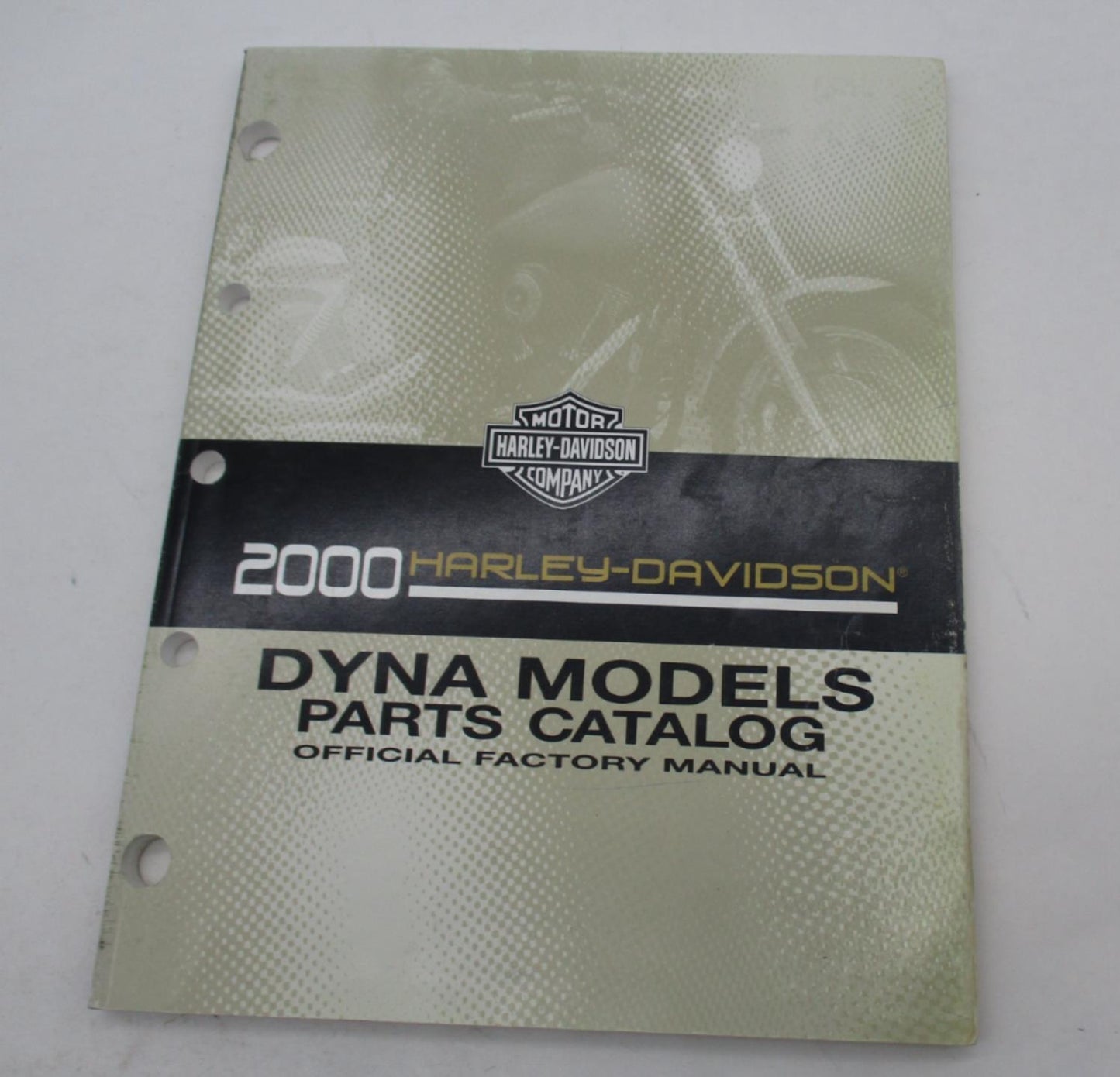 Harley Davidson Official 2000 Dyna Models Motorcycle Parts Catalog 99439-00