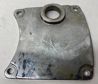 Harley Davidson Chrome Outer Primary Inspection Cover w/ Foot Peg Hole