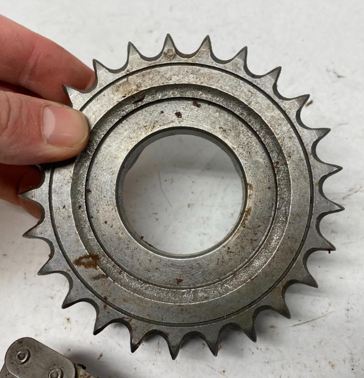 Harley Davidson Big Twin 25T Tooth Compensator Drive Sprocket & Chain
