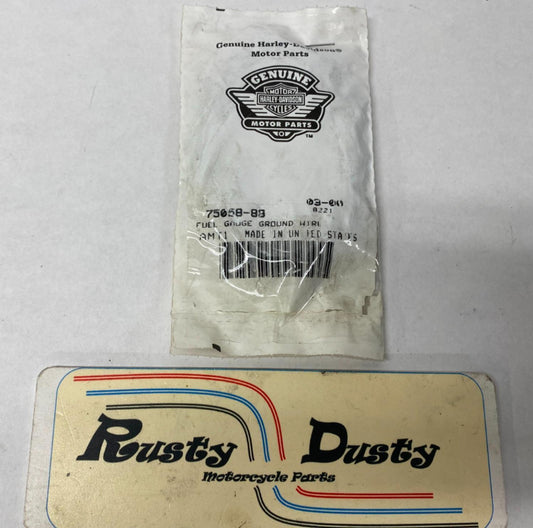 Harley Davidson Genuine Fuel Gauge Ground Wire 75058-88