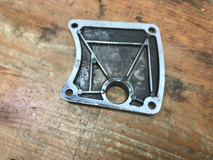 HARLEY DAVIDSON CHROME PRIMARY INSPECTION COVER w/ Foot Peg Hole Mount point