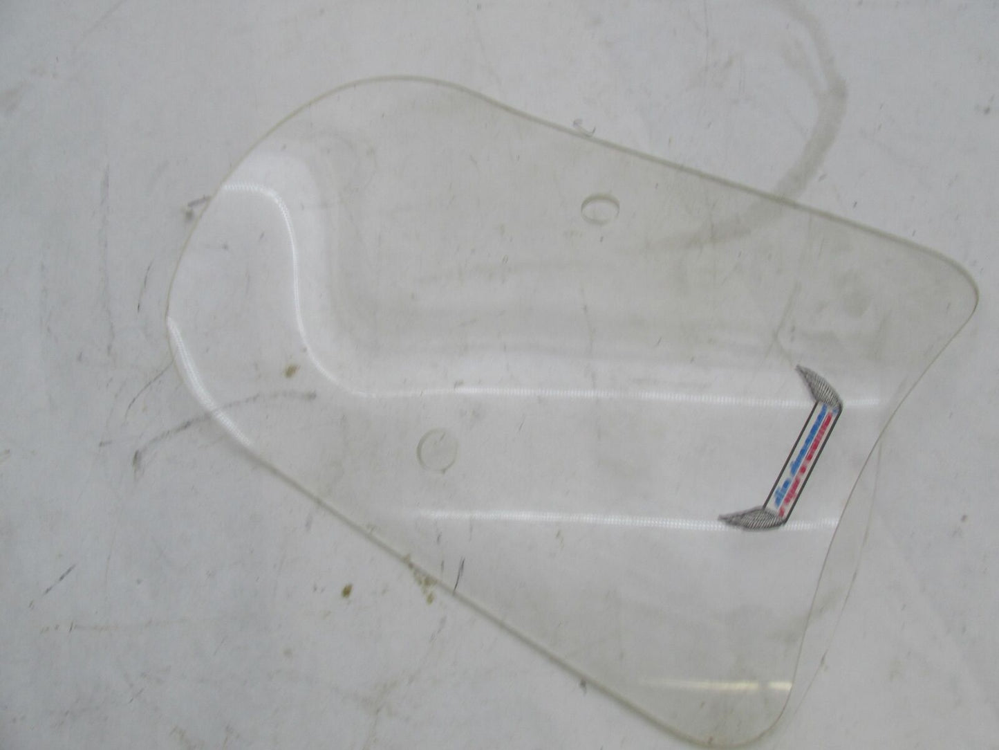 Clear Mini Universal Motorcycle Slip streamer Wind Screen Windshield 10x14