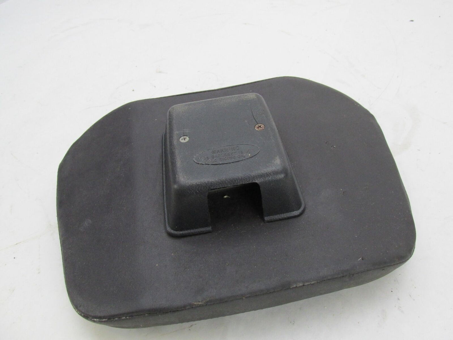 Vintage Honda Goldwing GL Black Backrest Pad 13" x 10"