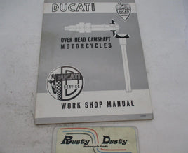Ducati Overhead Camshaft Motorcycles Workshop Manual Book 10-00830