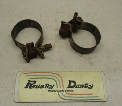 Pair of Harley Davidson Exhaust Muffler Clamps