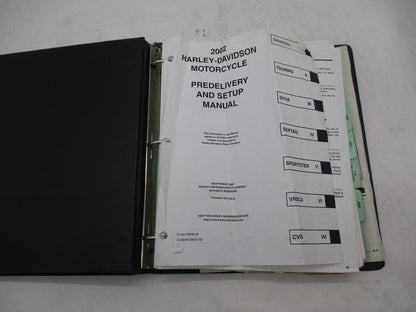 Harley Davidson Factory 2002 Pre Delivery Set Up Manual Instructions 99947-02