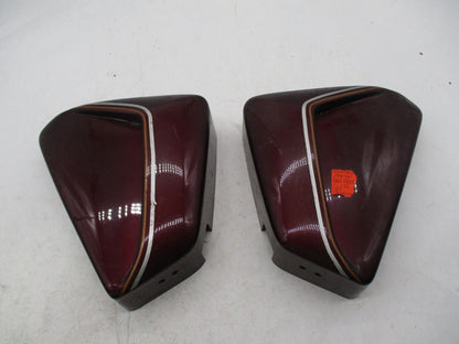 Pair of Maroon 1984 Motorcycle Side Covers Unknown Model?
